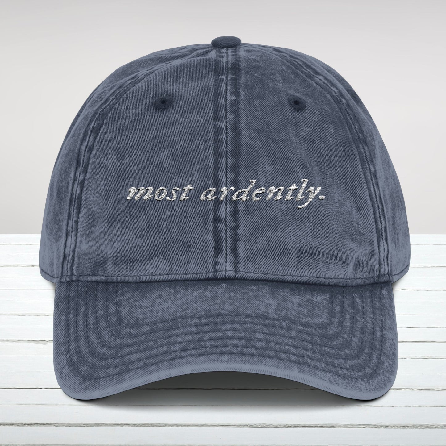 Most Ardently Vintage Embroidered Cap