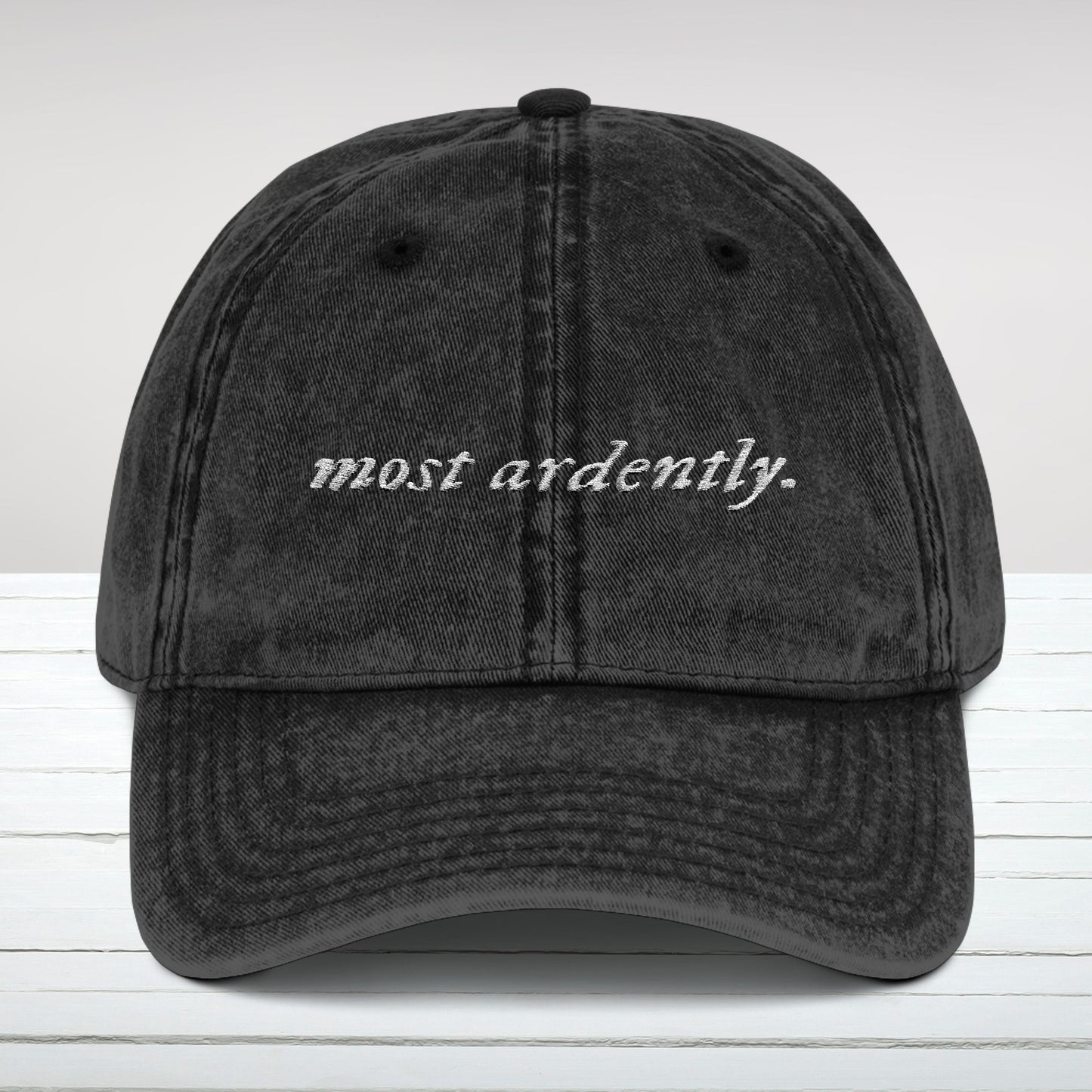 Most Ardently Vintage Embroidered Cap