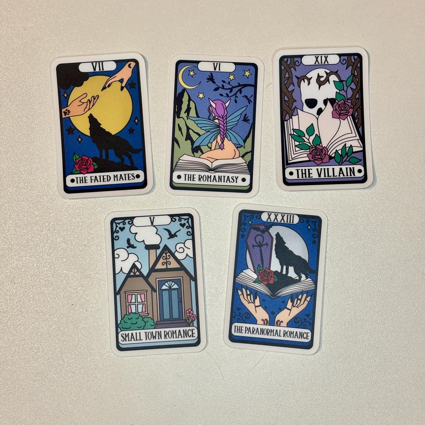 The Fantasy Reader Tarot Card Sticker