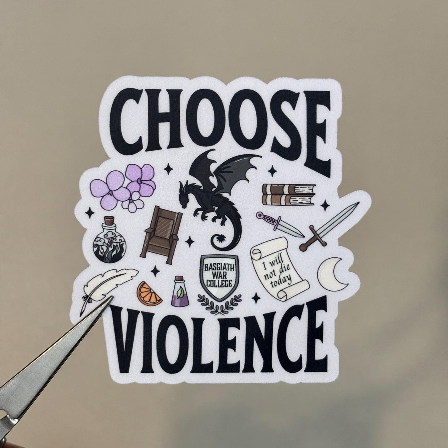 Choose Violence Sticker