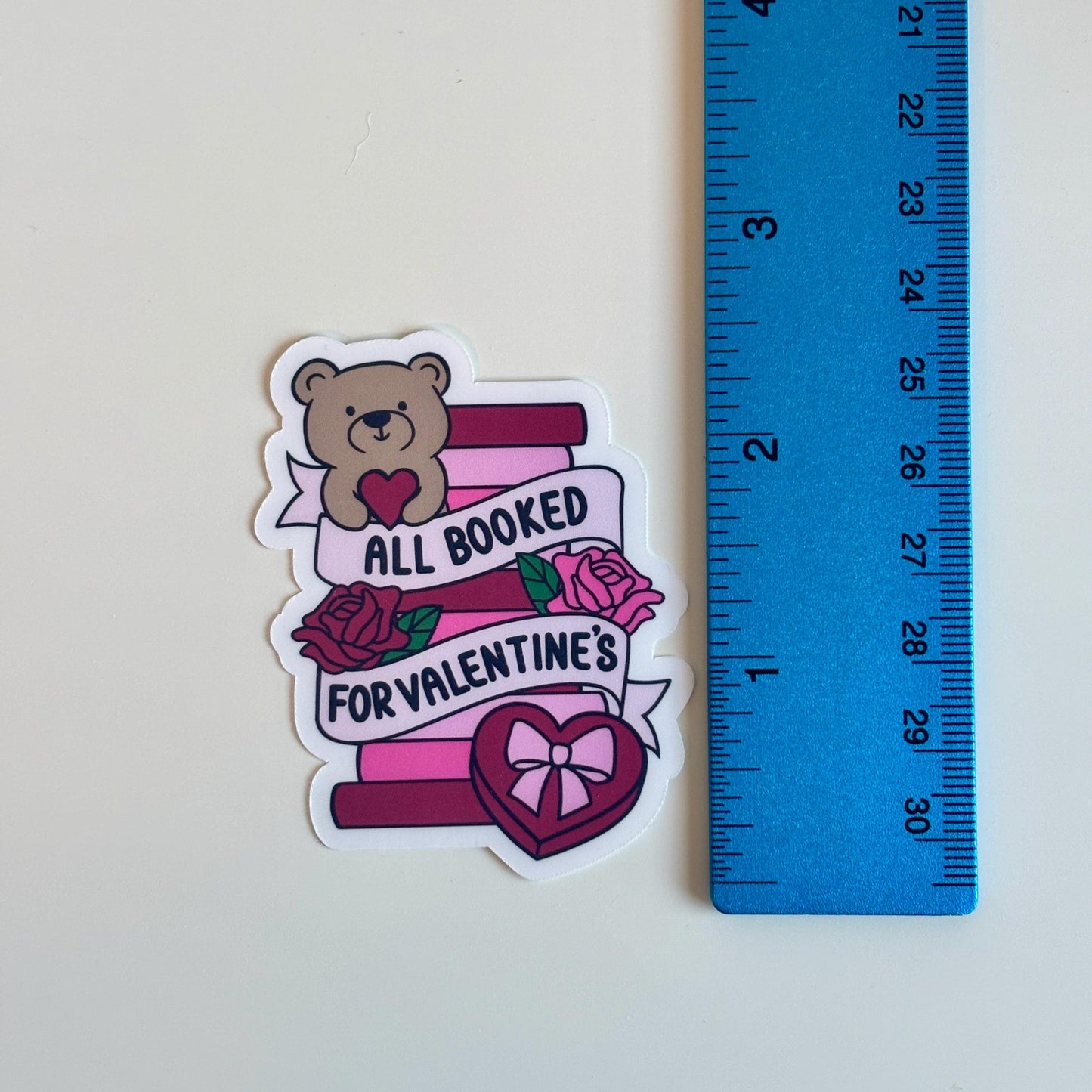 Booked For Valentine's Day Sticker