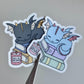 Cute Book Dragon Sticker