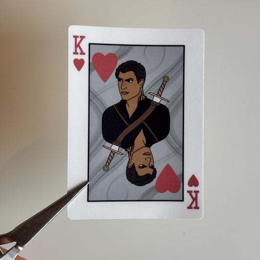 Xaden King of My Heart Sticker