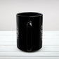 "Obstinate Headstrong Girl" Black Ceramic Mug