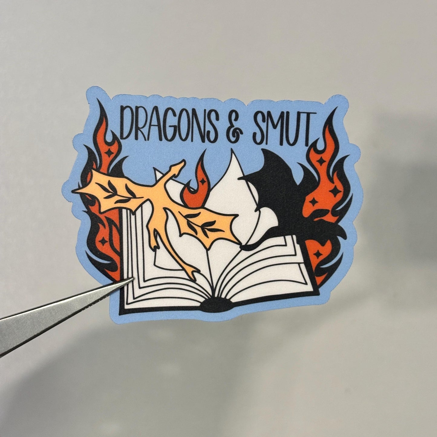 Dragons & Smut Book Sticker