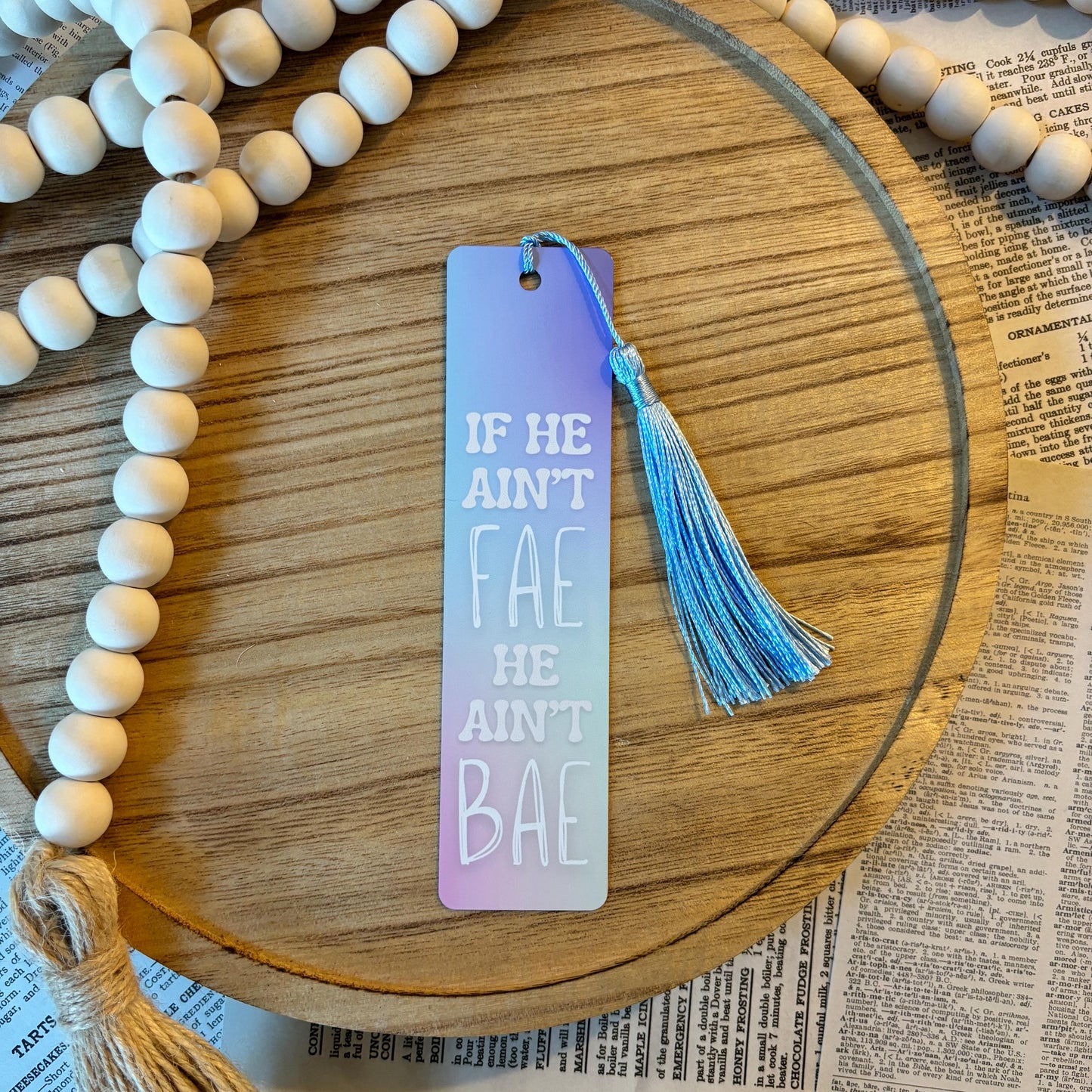 If He Ain't Fae, He Ain't Bae Metal Bookmark