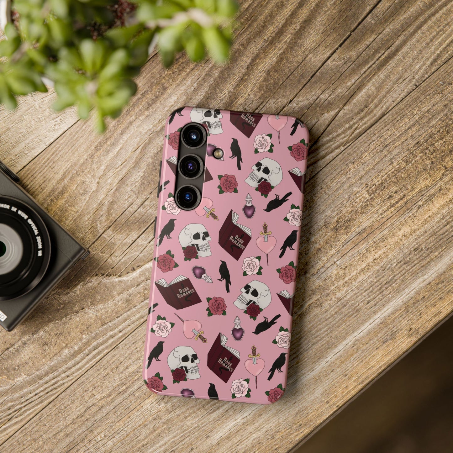 Dark Romance Tough Phone Case - Dusty Pink