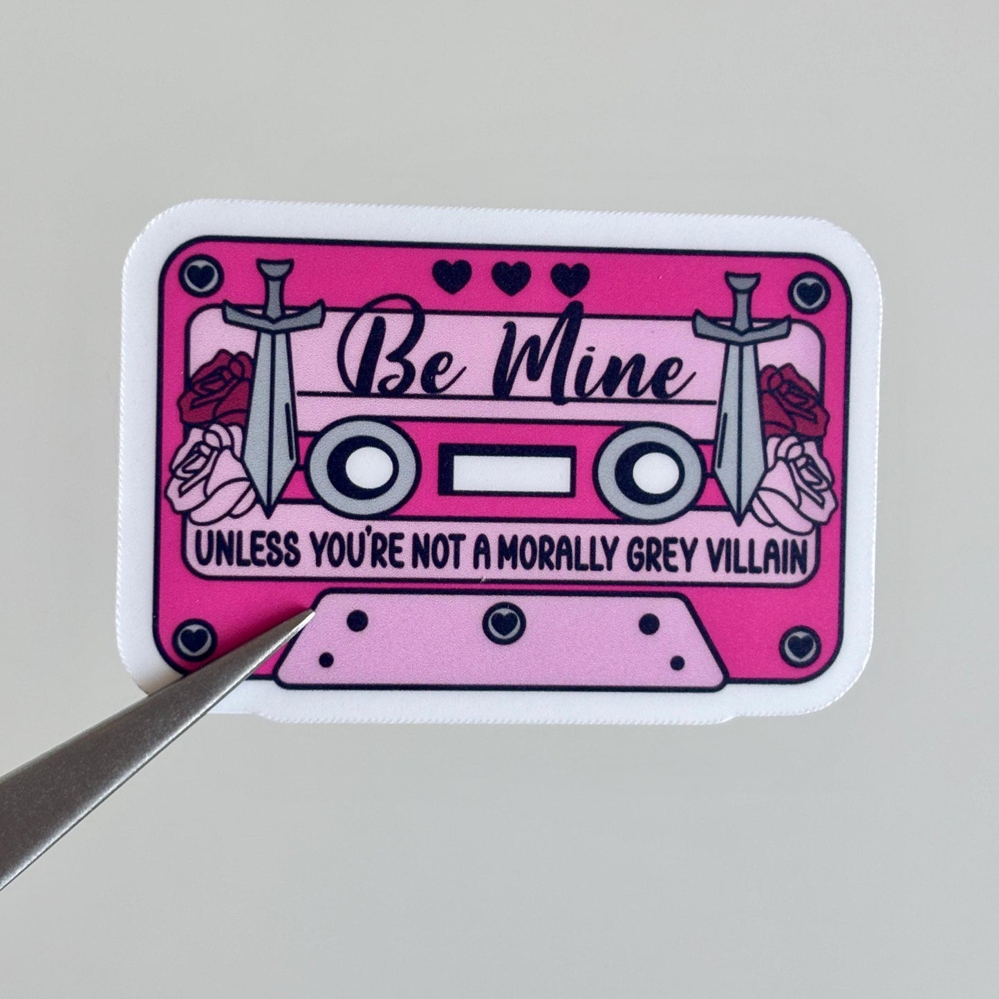 Be Mine Cassette Tape Sticker