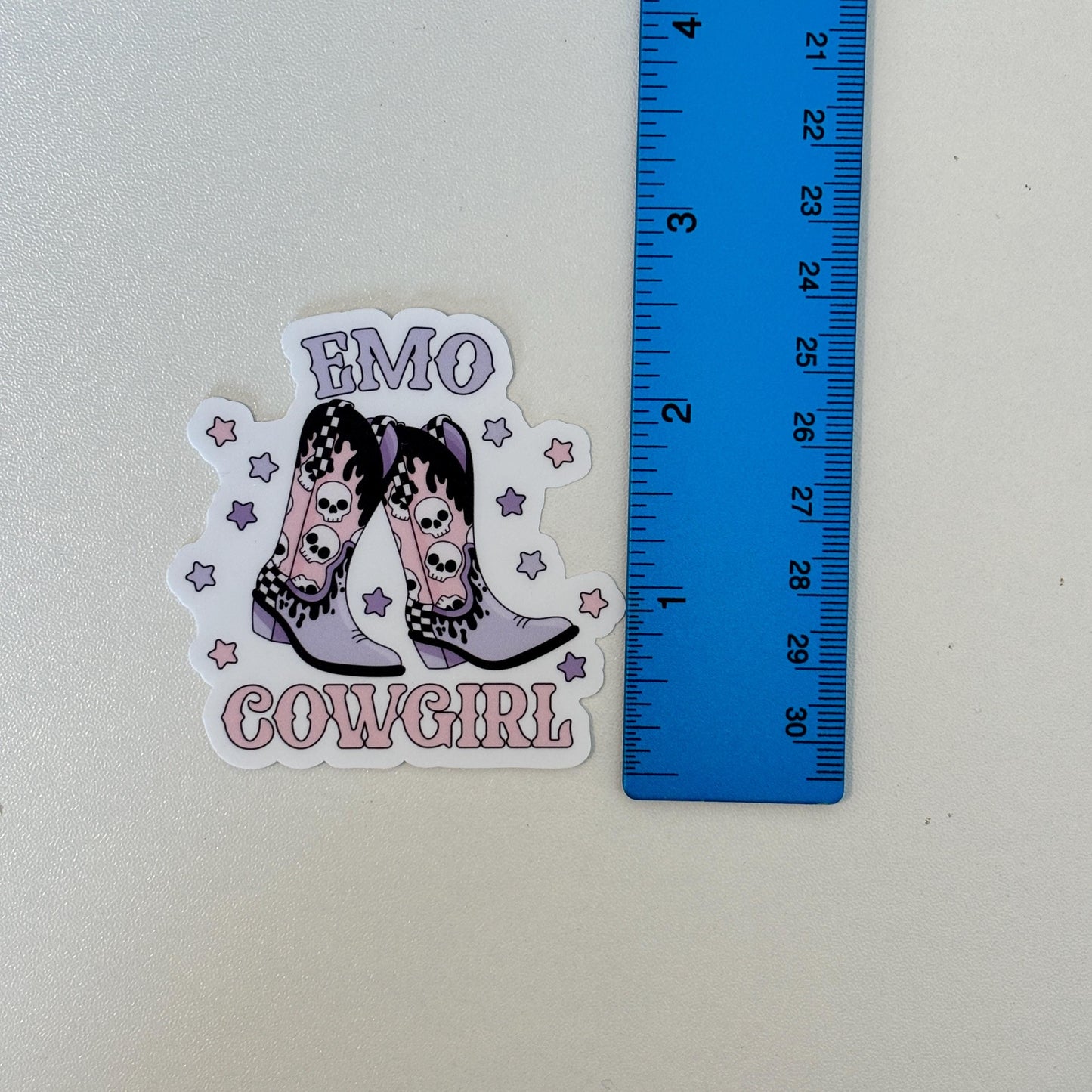 Emo Cowgirl Sticker