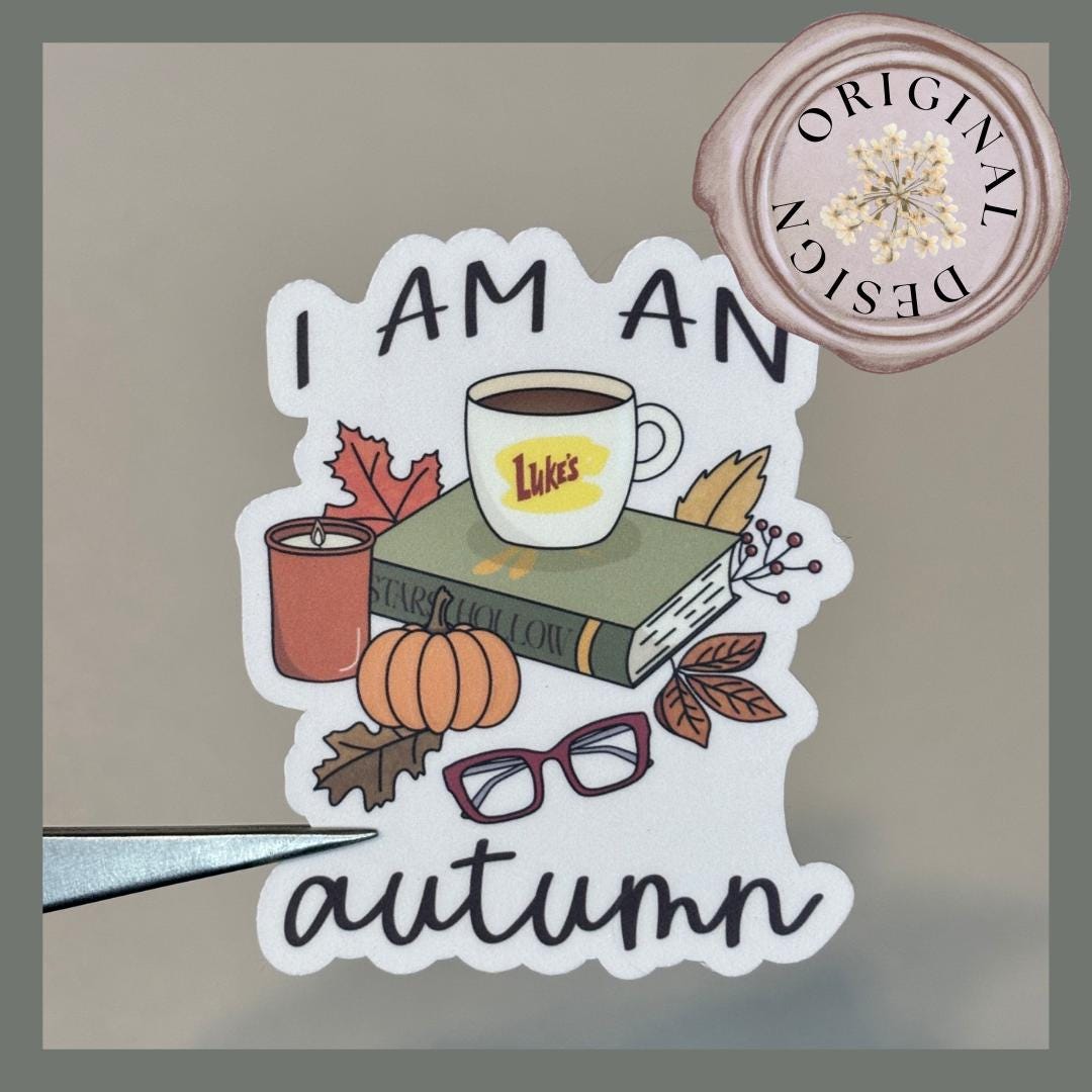 I Am An Autumn Sticker