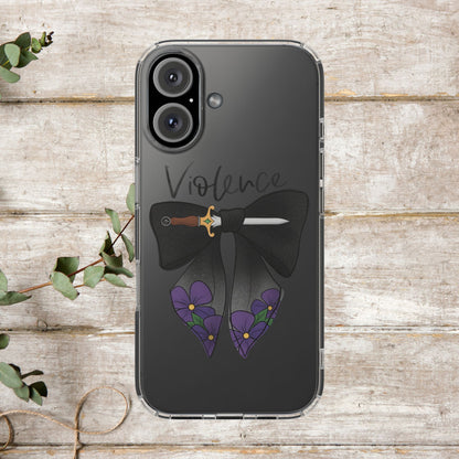 Violence Bow Clear Protective Phone Case