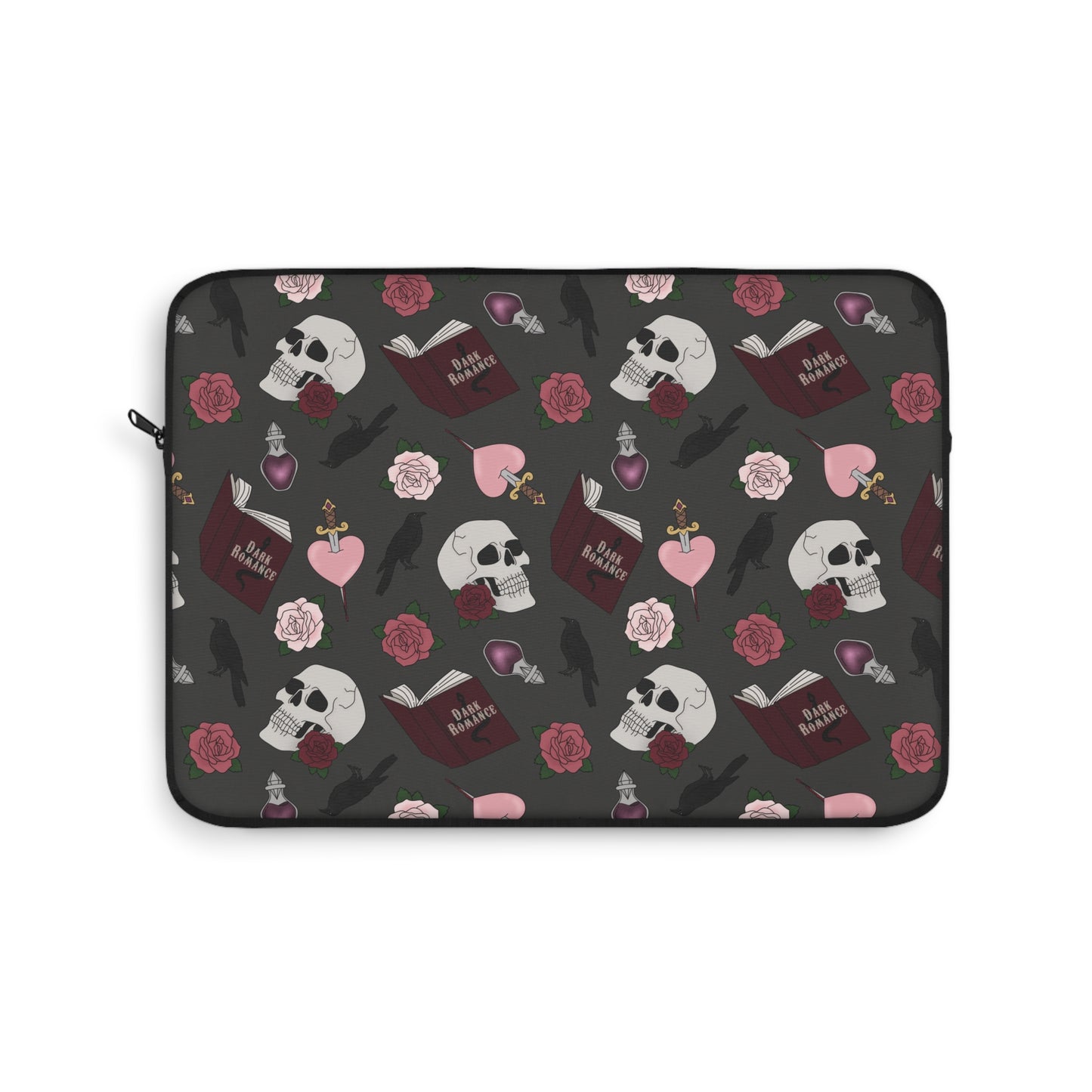 Dark Romance Laptop Sleeve - Charcoal