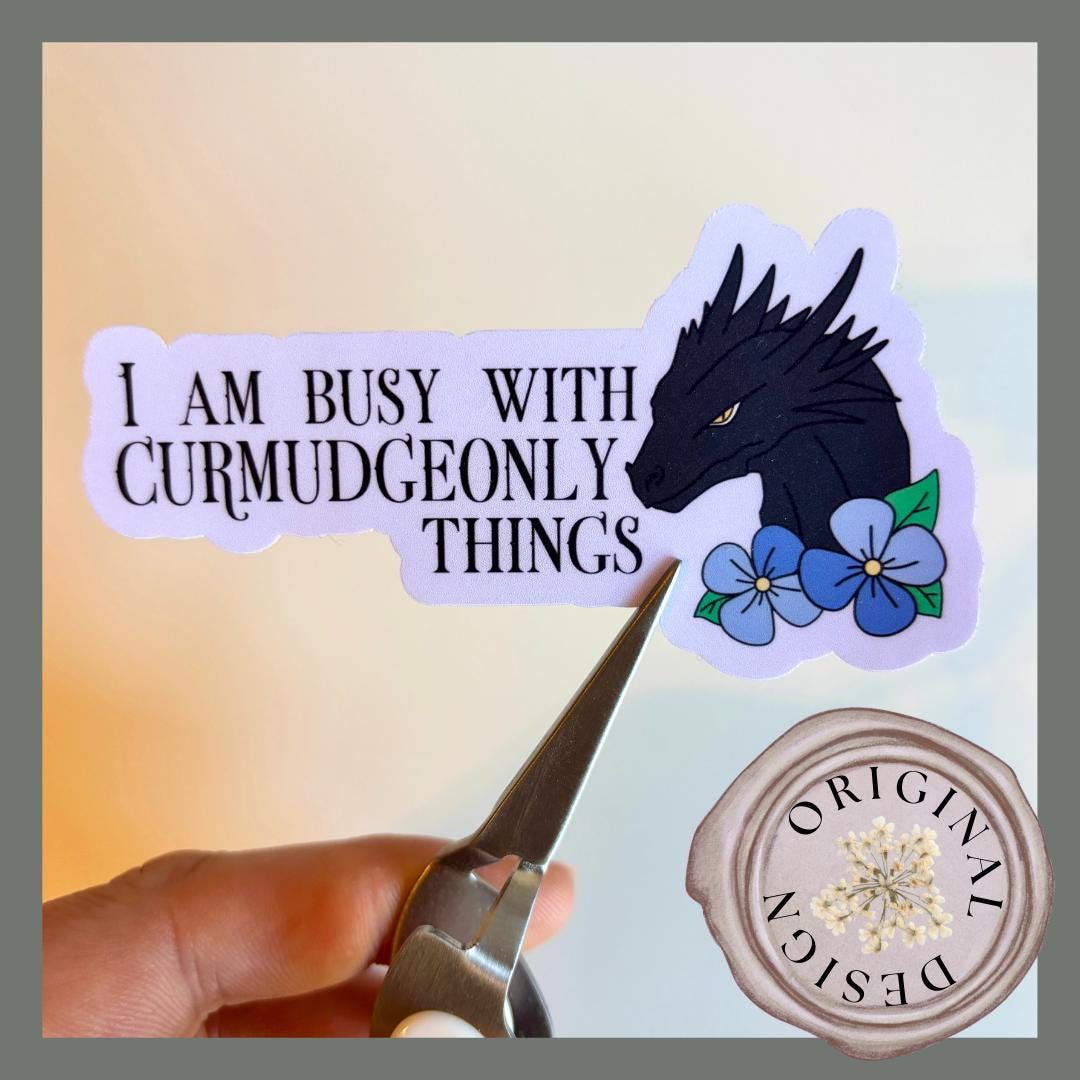 Curmudgeonly Things Sticker