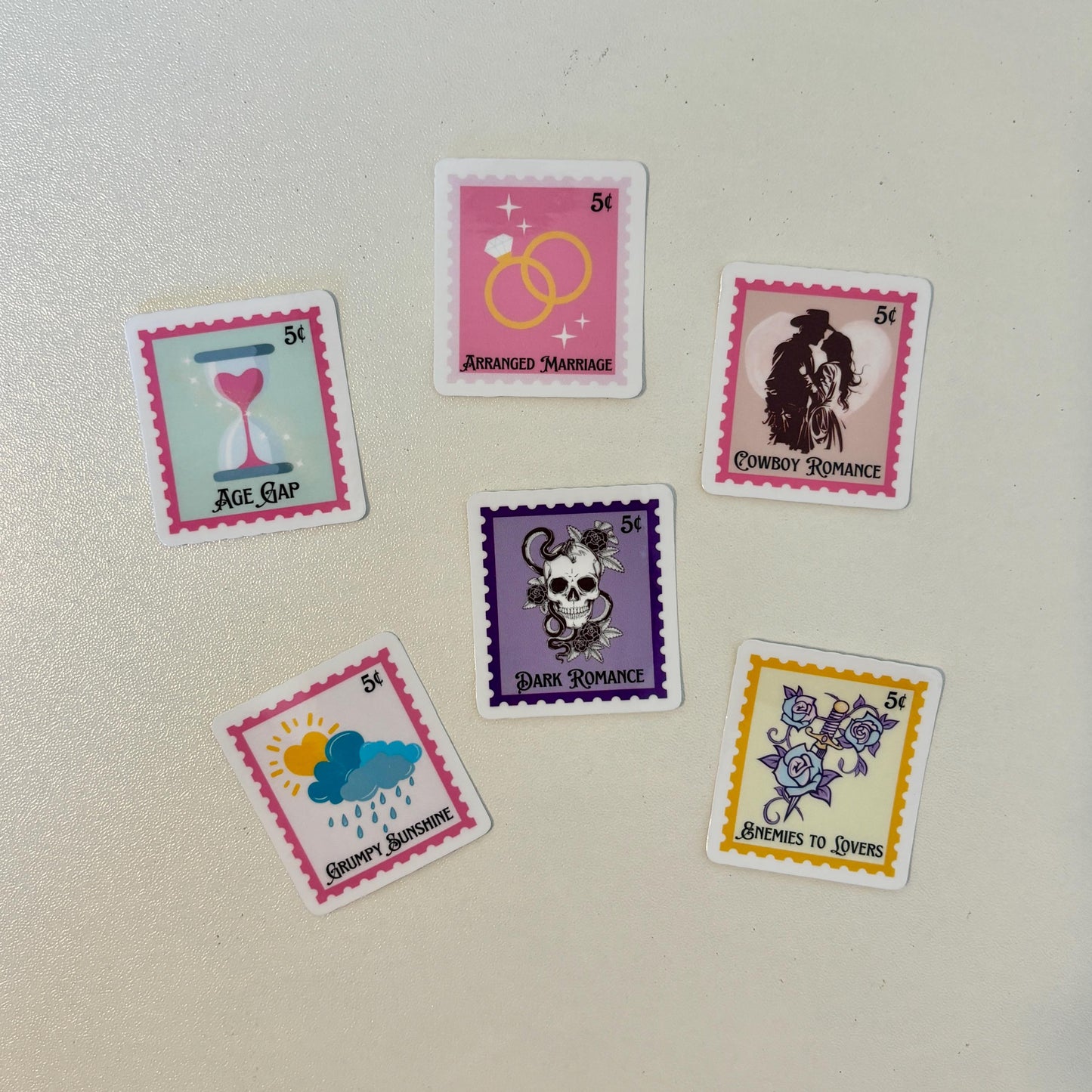 Found Family Book Trope Stamp Sticker