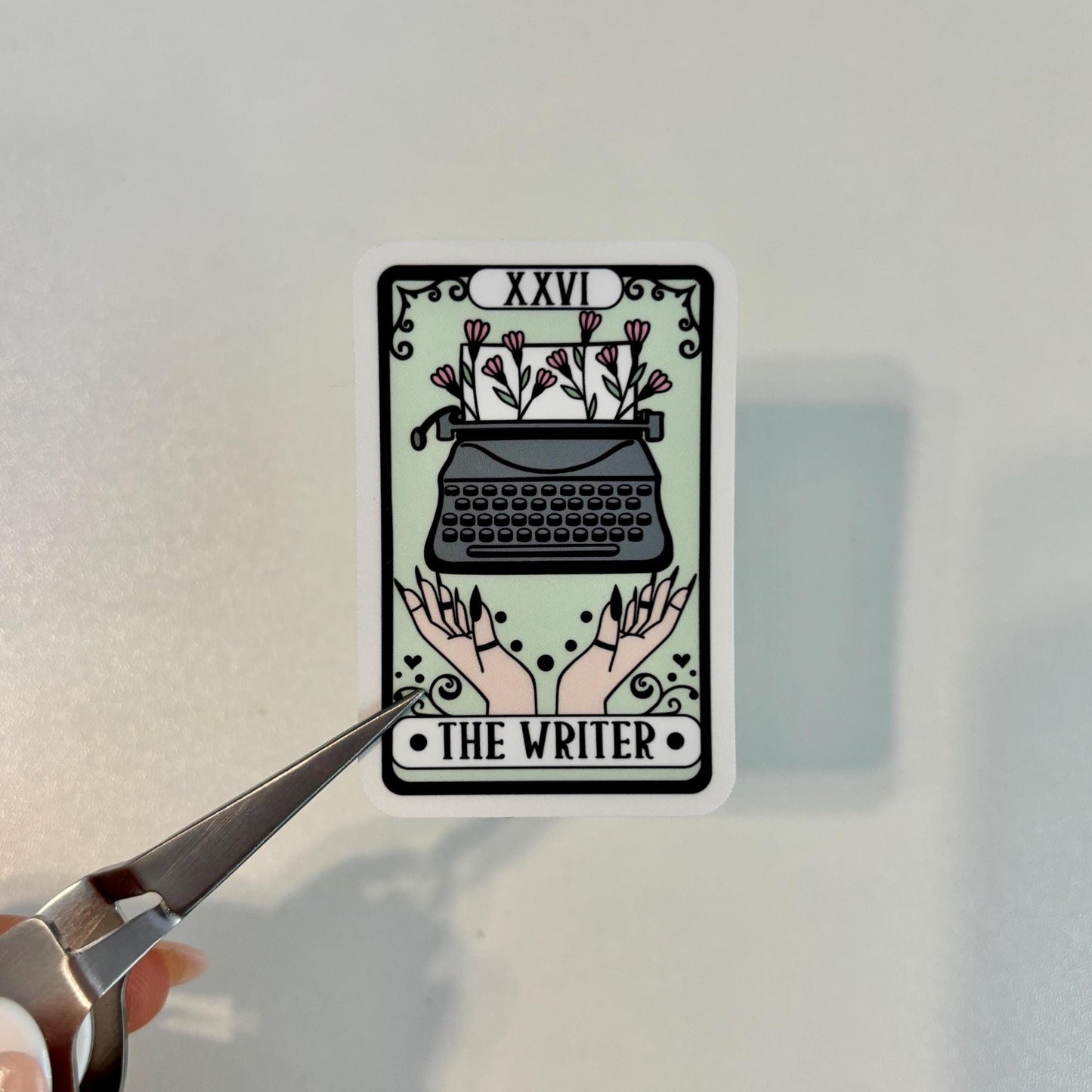 The Writer Tarot Card Sticker