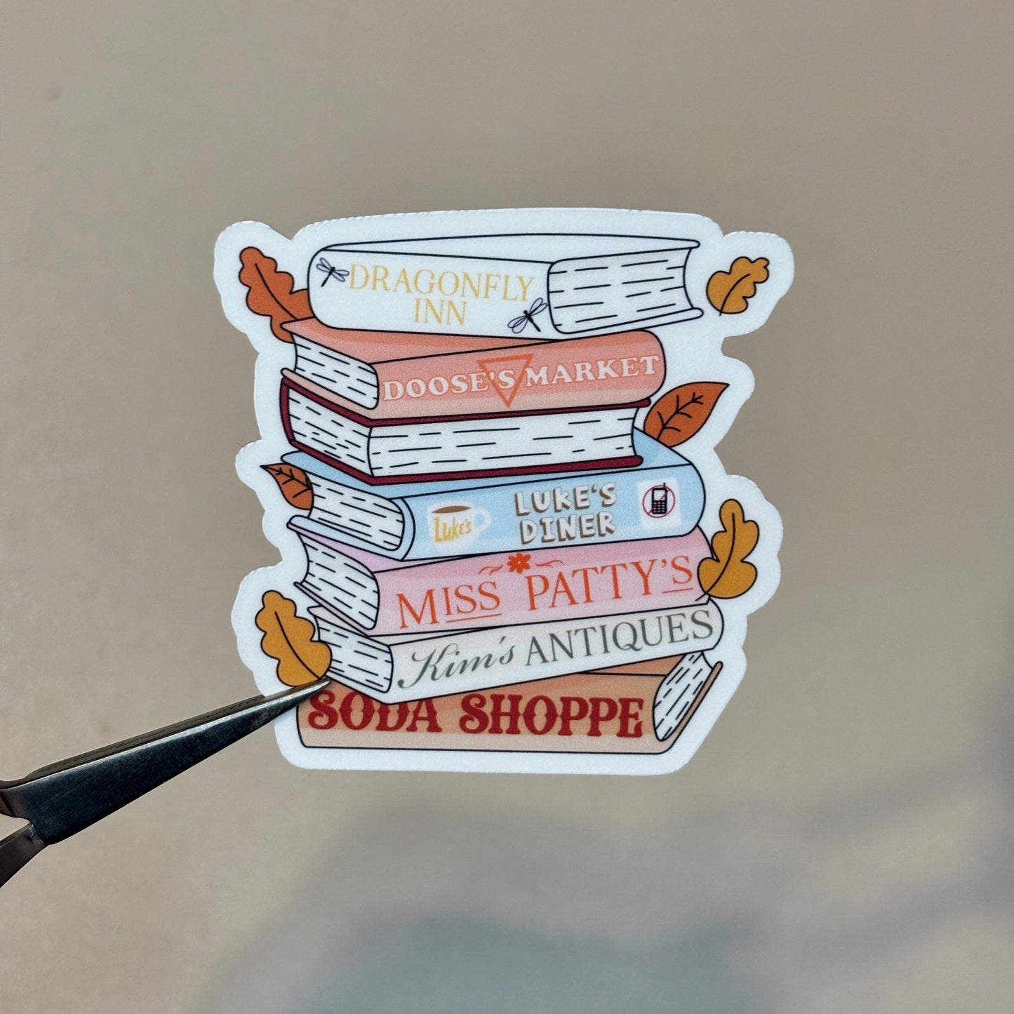 Gilmore Girls Book Stack Sticker