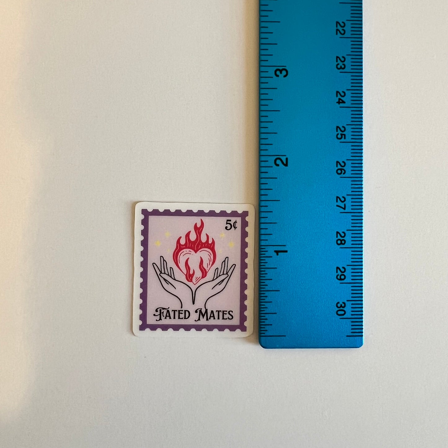 Vampire Romance Book Trope Stamp Sticker