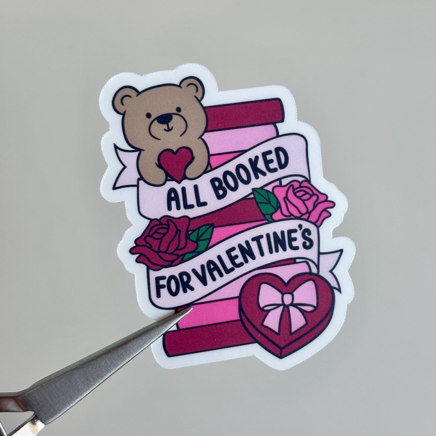 Booked For Valentine's Day Sticker