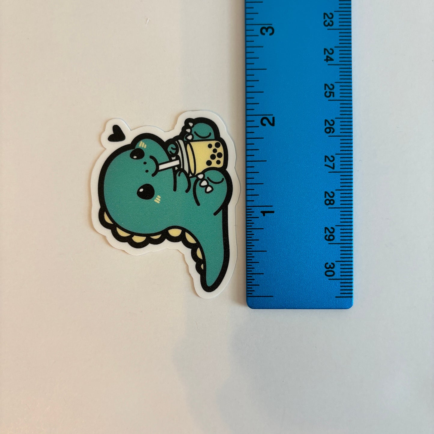 Bubble Tea Dino Sticker