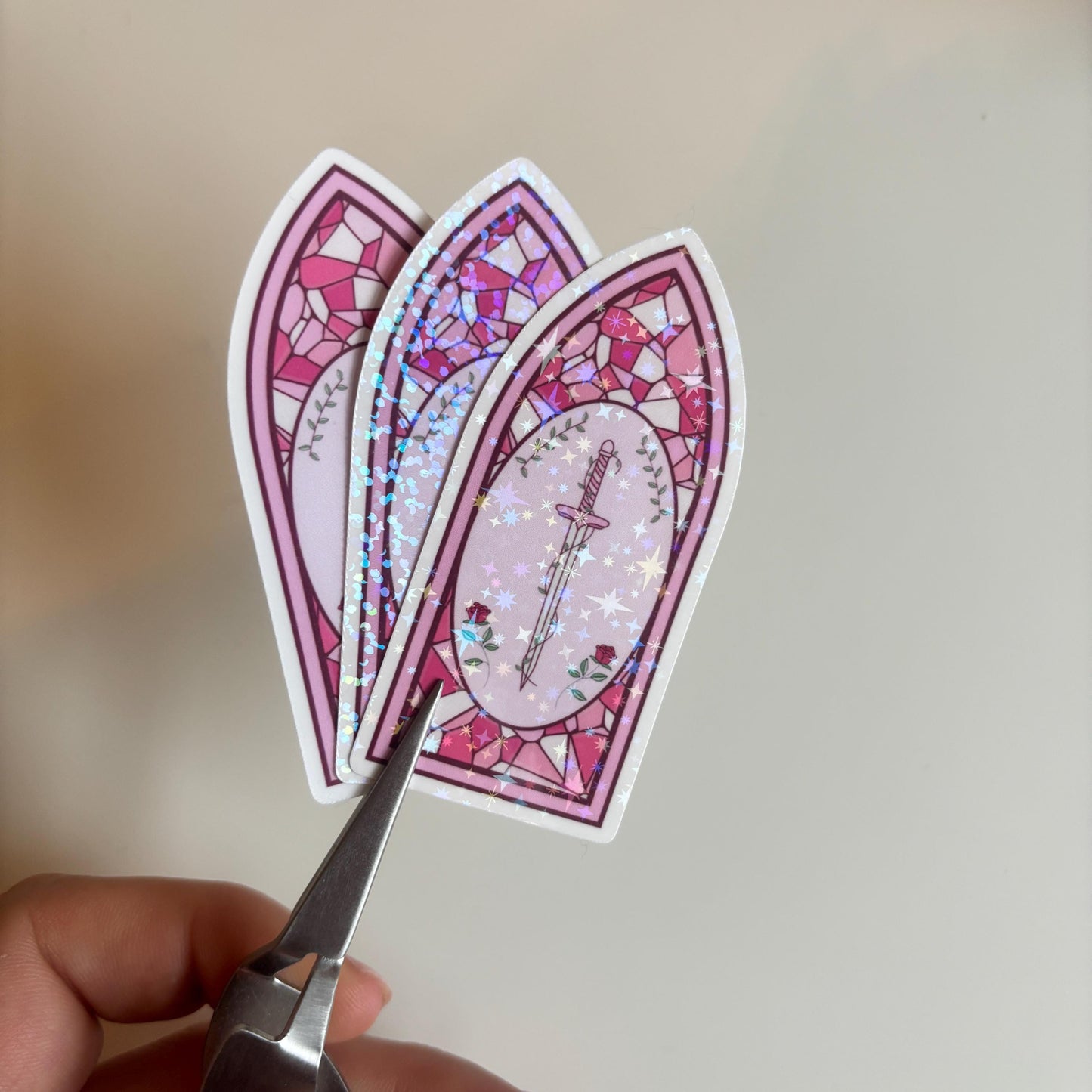 Fantasy Stained Glass Window Sticker