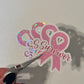 Breast Cancer Ribbon Sticker