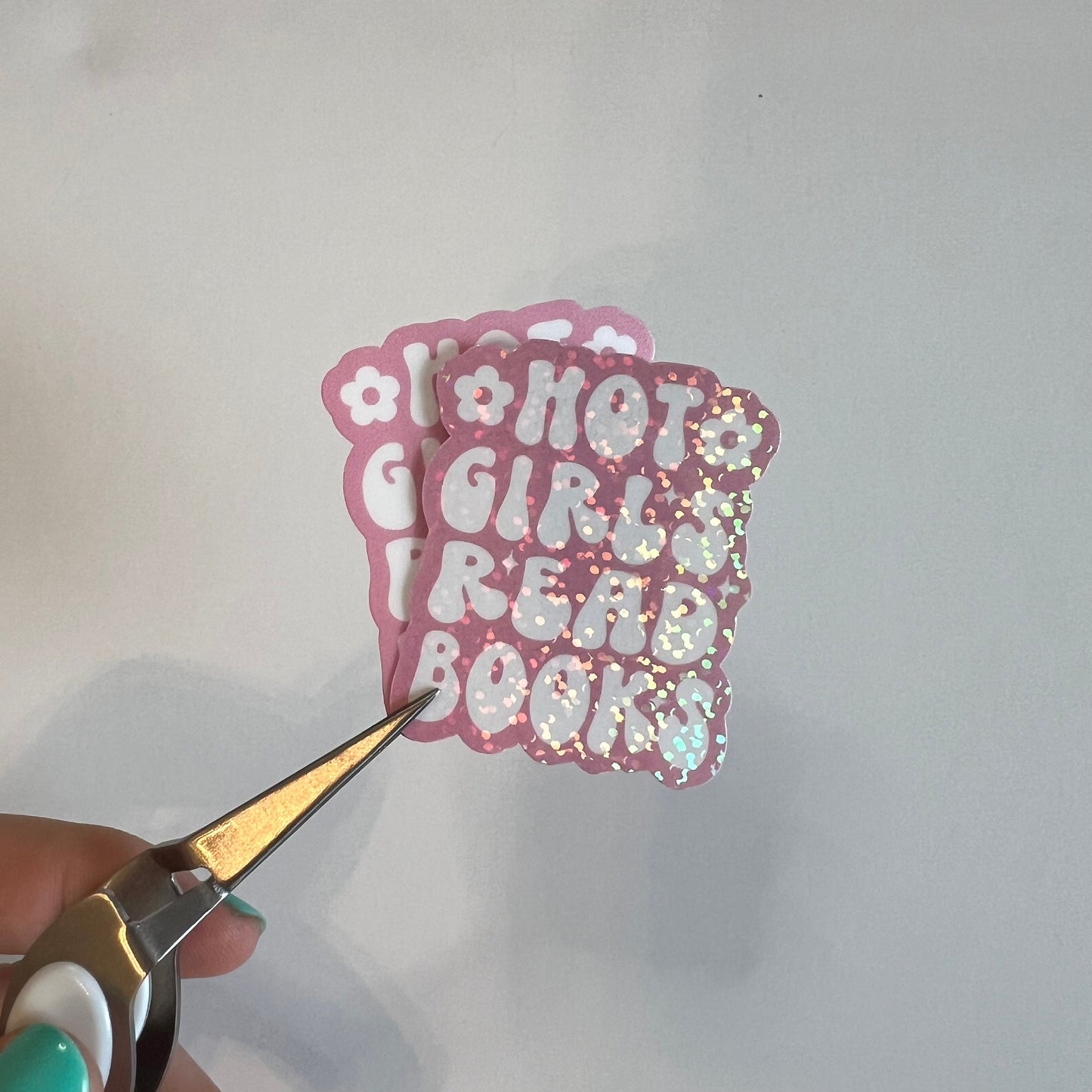 Hot Girls Read Books Sticker