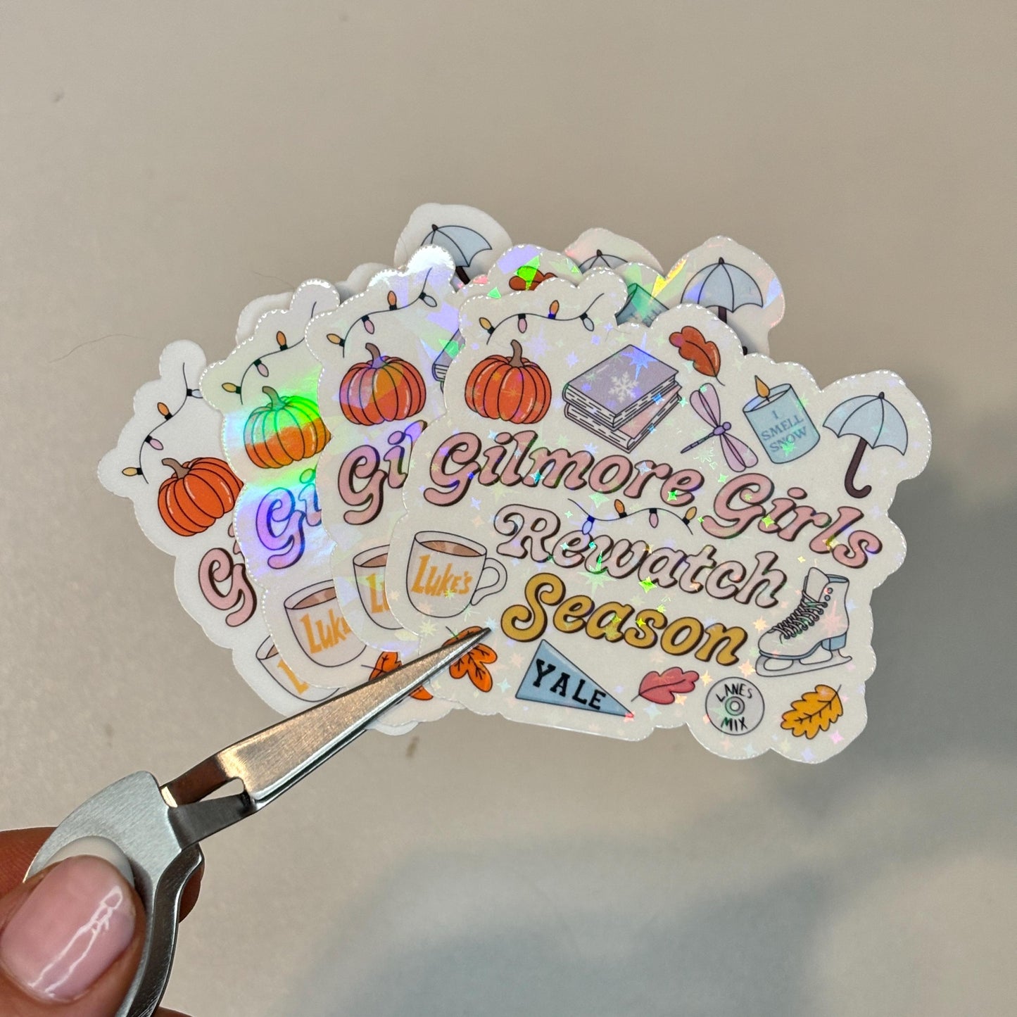 Gilmore Girls Rewatch Season Sticker