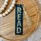 READ Floral Metal Bookmark