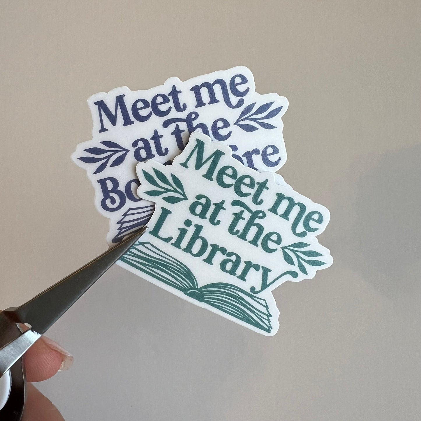 Meet Me at the Bookstore/Library Sticker