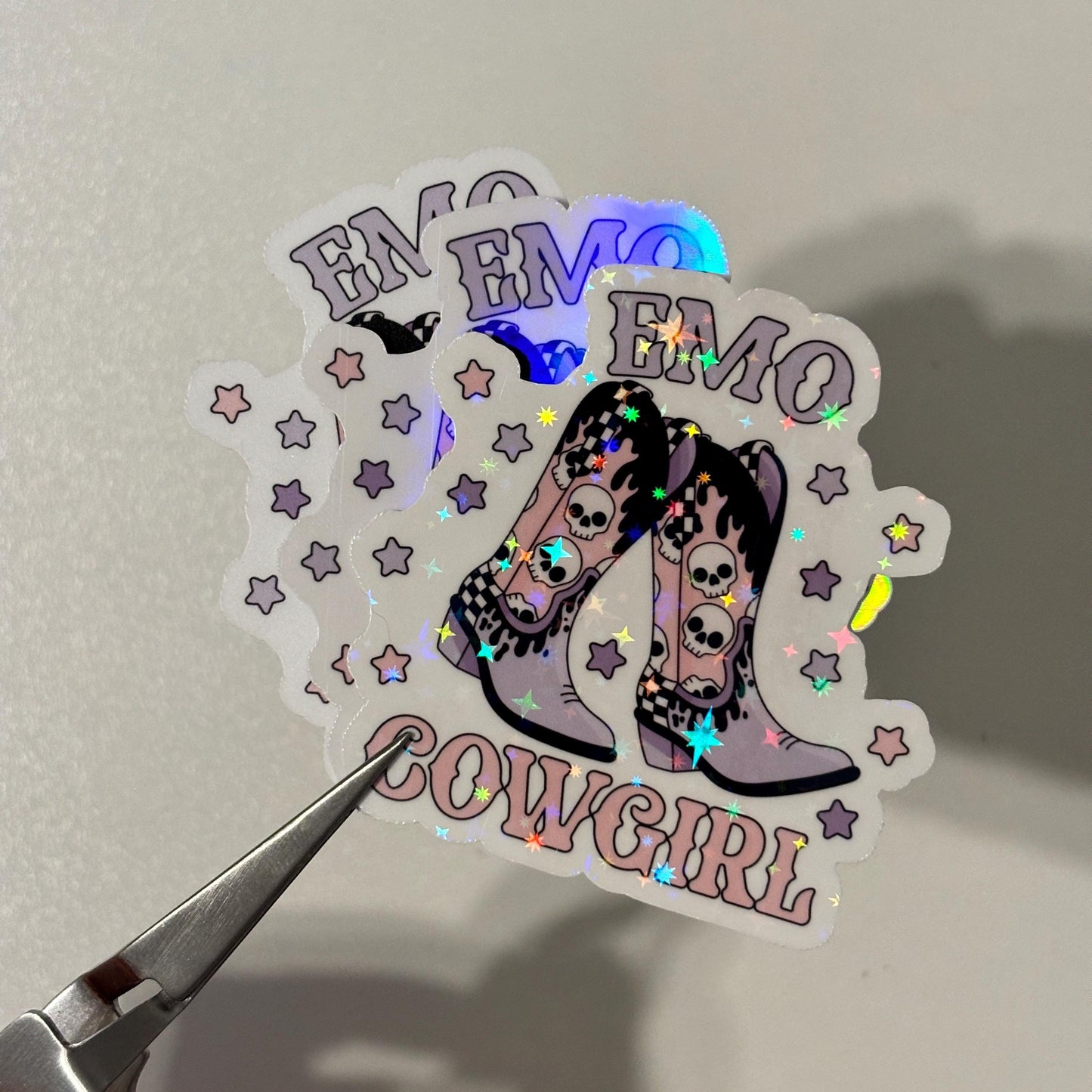 Emo Cowgirl Sticker