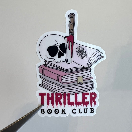 Thriller Book Club Sticker