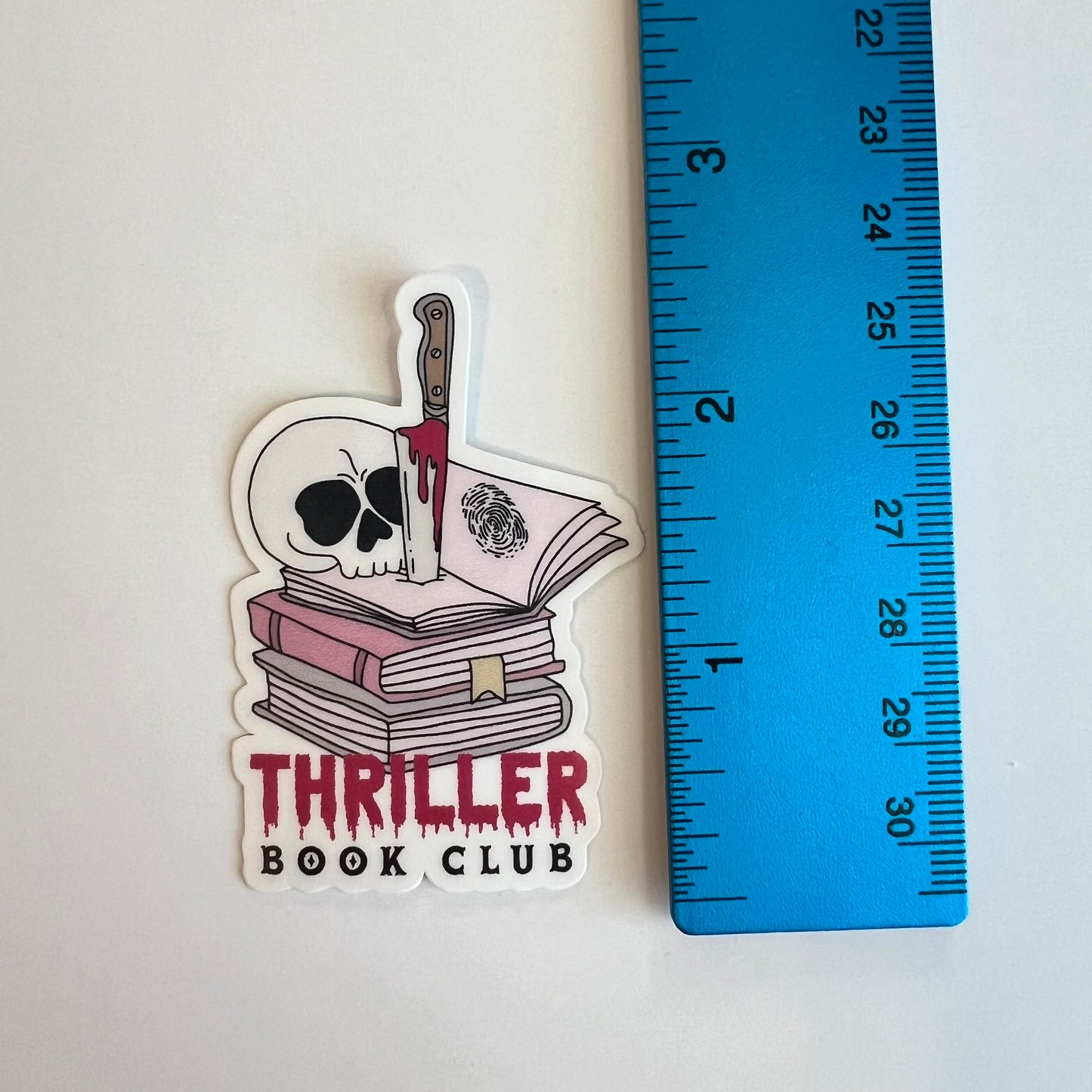 Thriller Book Club Sticker