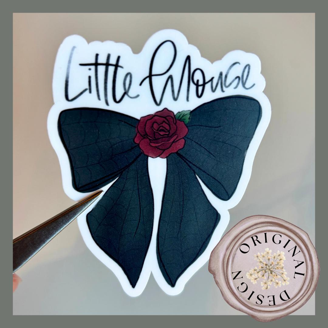 Little Mouse Bow Sticker