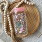 16 oz Cute Coquette Cowgirl Glass Can