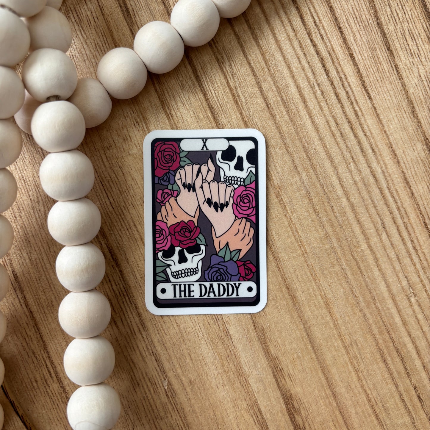 The Daddy Tarot Card Sticker