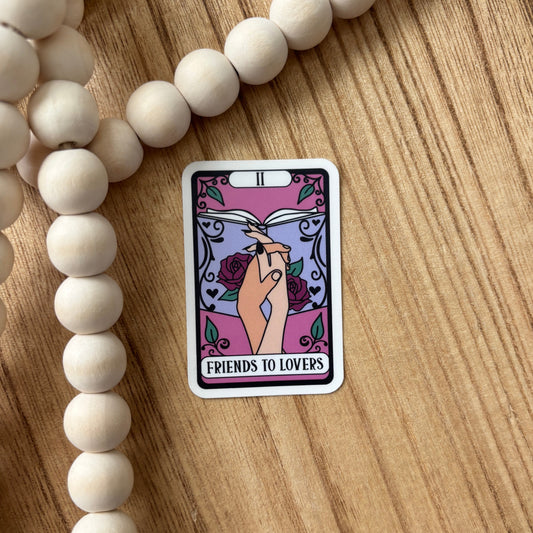 Friends to Lovers Tarot Card Sticker