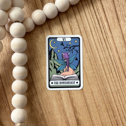 The Romantasy Tarot Card Sticker