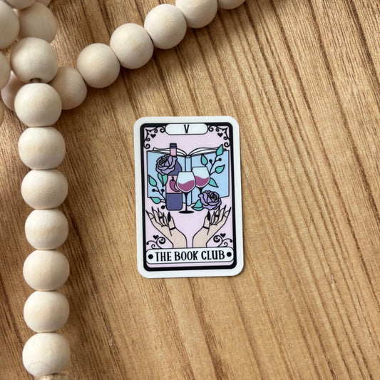 The Book Club Tarot Card Sticker