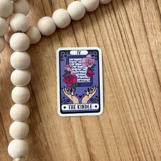 The Kindle Tarot Card Sticker