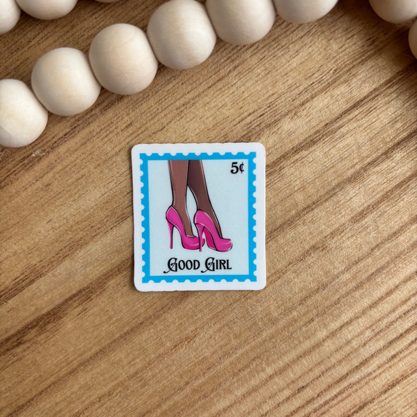 Good Girl Book Trope Stamp Sticker