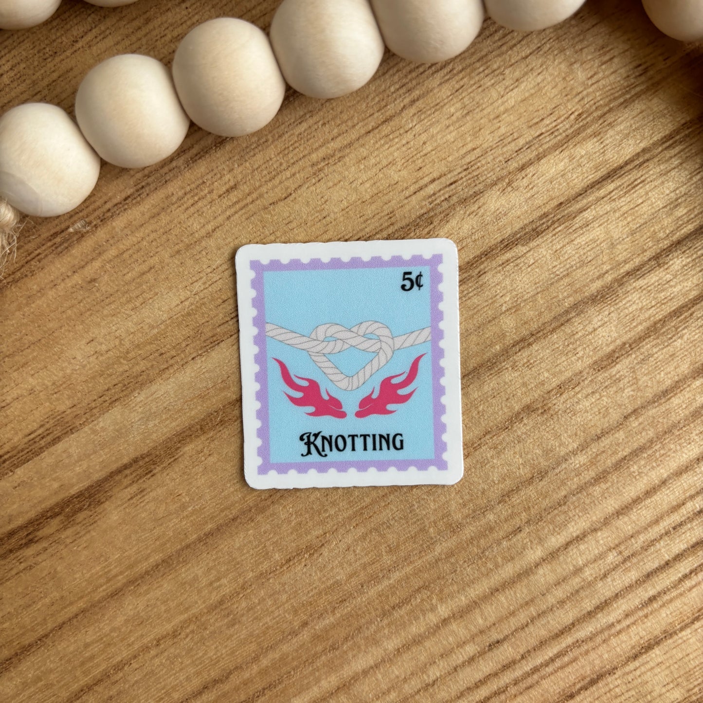 Knotting Book Trope Stamp Sticker