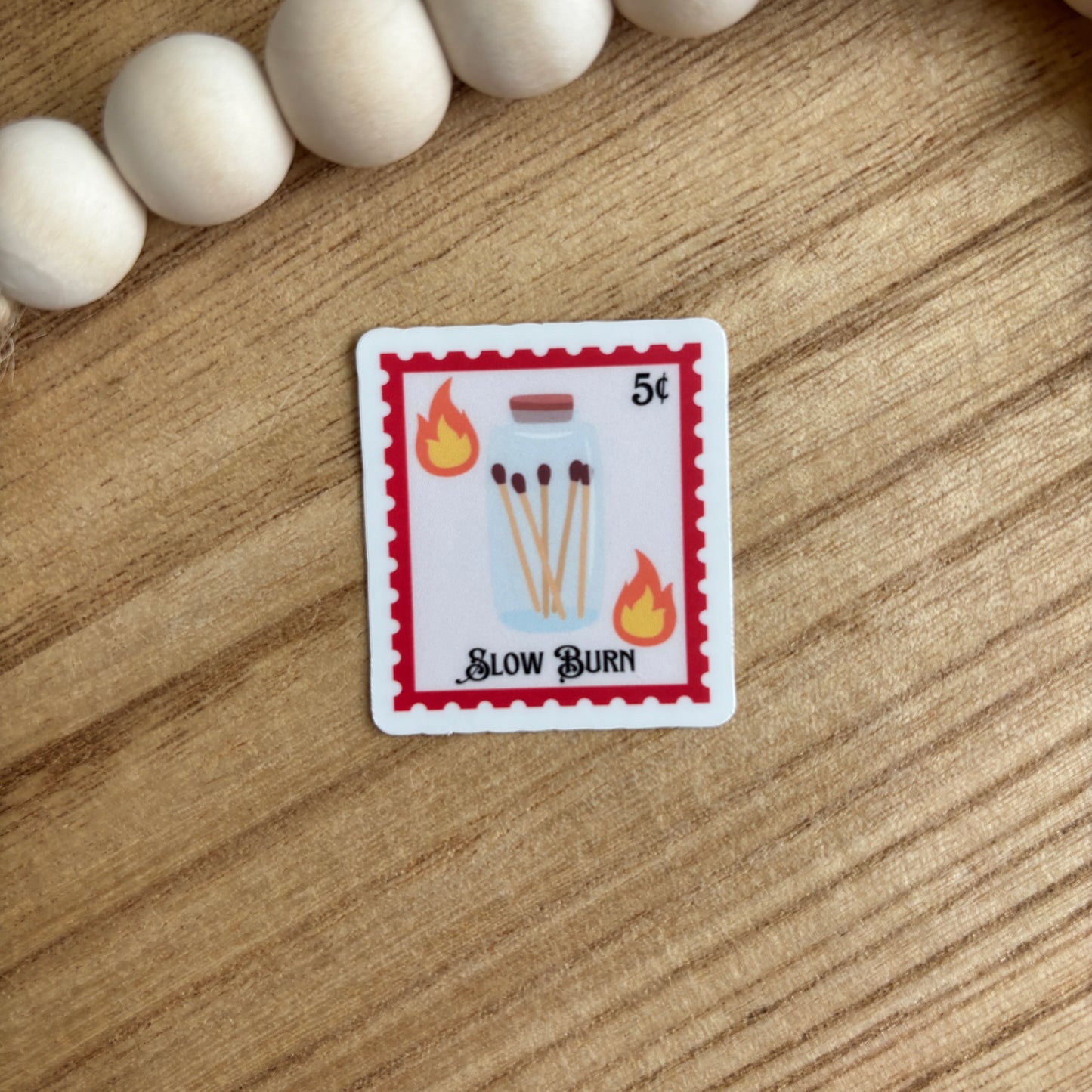 Slow Burn Book Trope Stamp Sticker