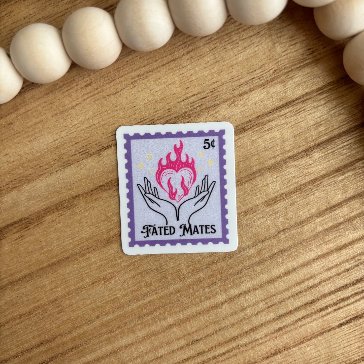 Fated Mates Book Trope Stamp Sticker