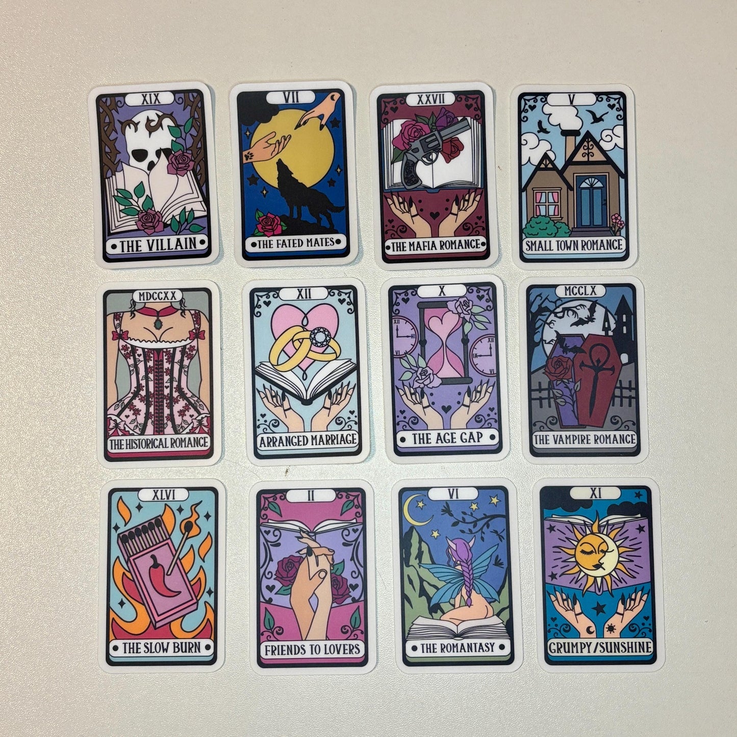 The Fantasy Reader Tarot Card Sticker