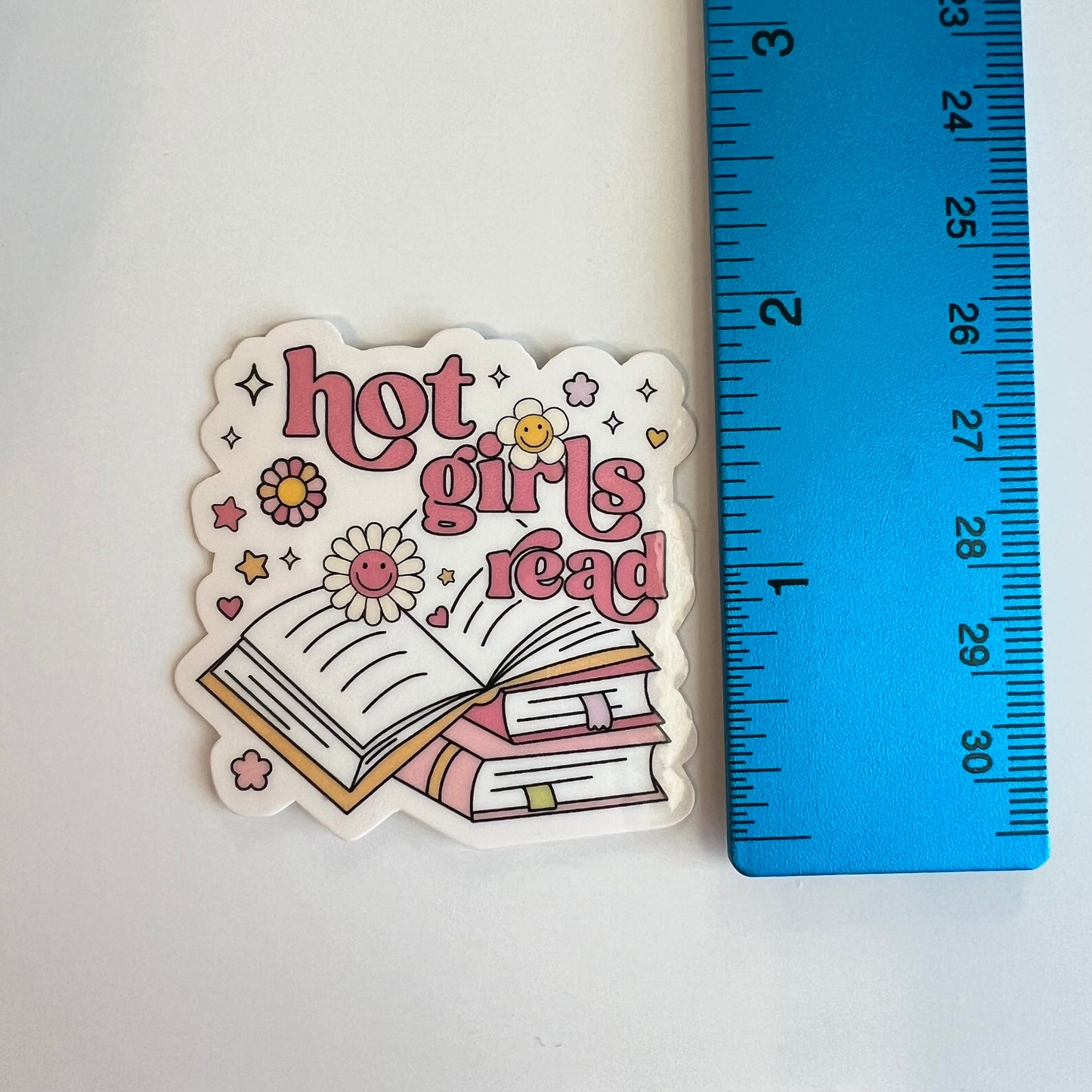 Hot Girls Read Sticker