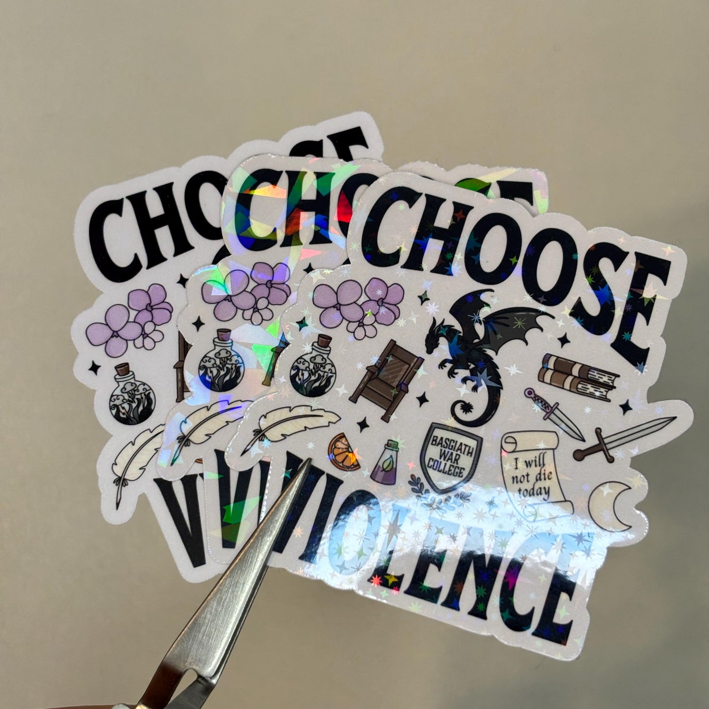 Choose Violence Sticker