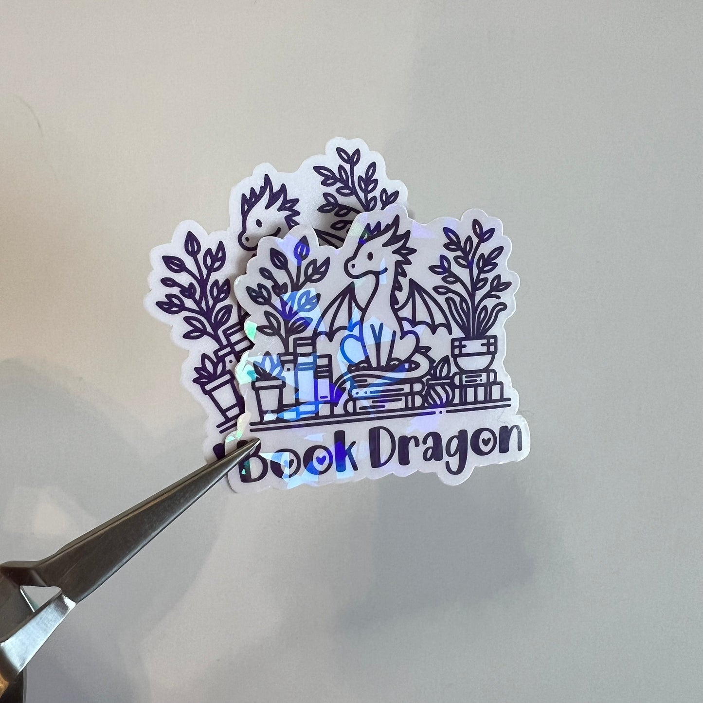 Book Dragon Sticker