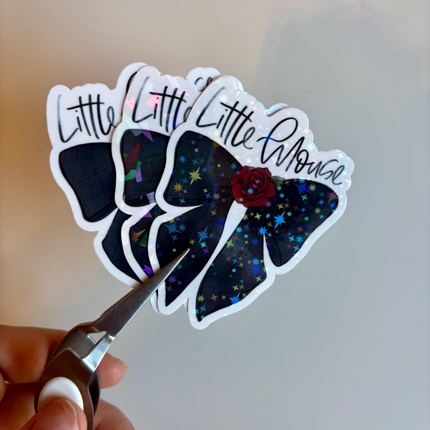 Little Mouse Bow Sticker