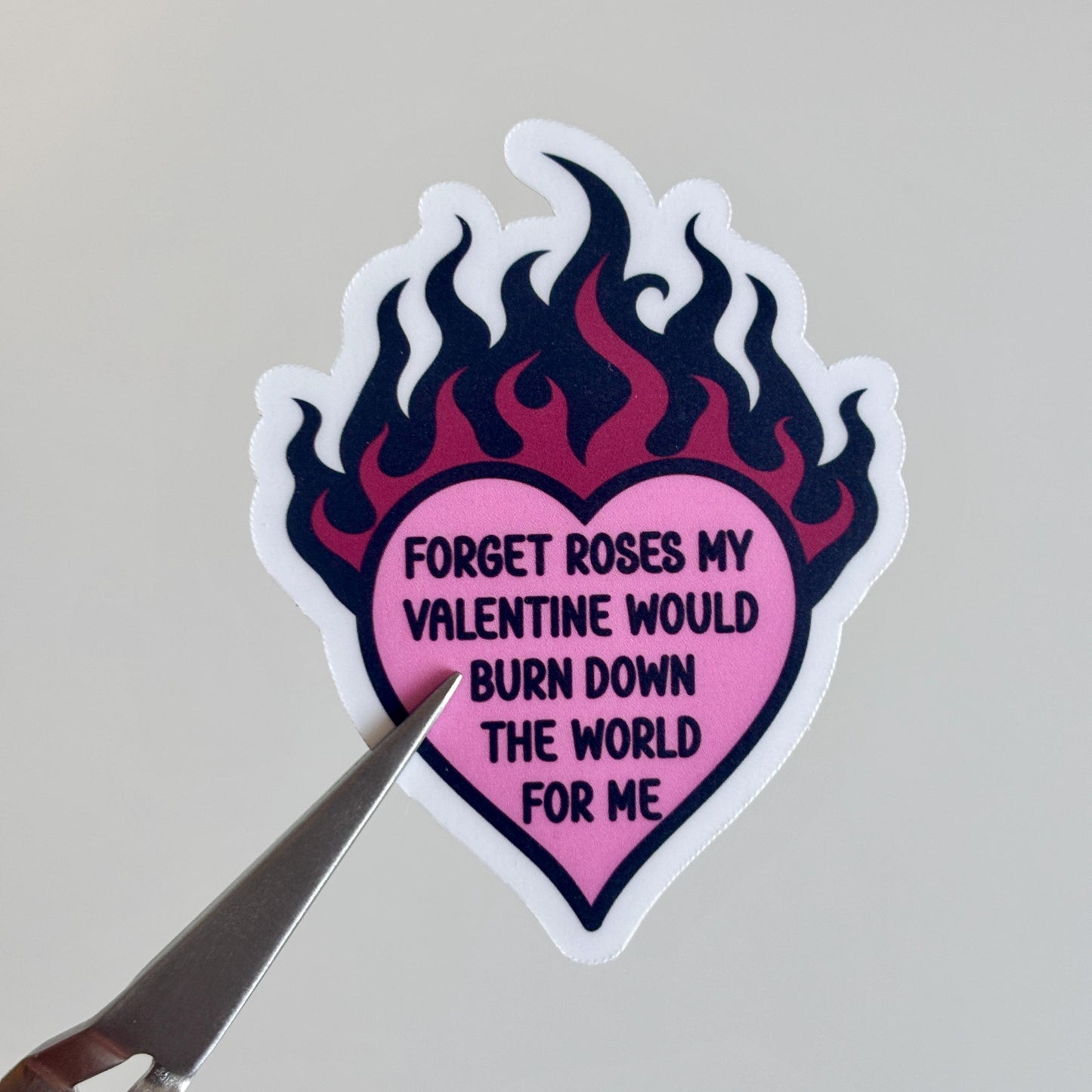 Morally Grey Valentine Sticker