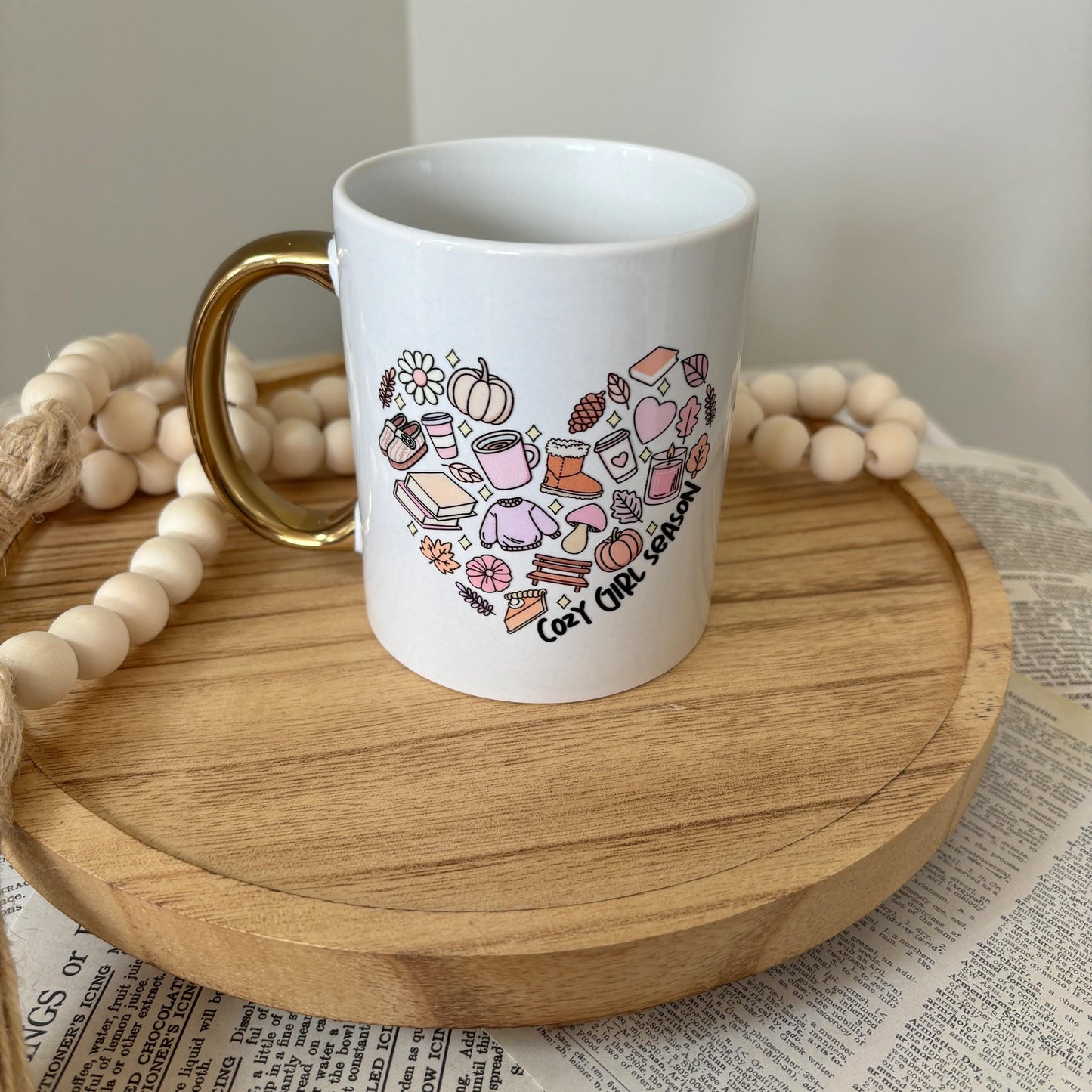 Cozy Girl Season Ceramic Mug